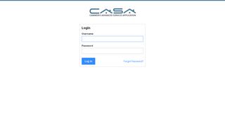 
                            9. CASA - Login Page