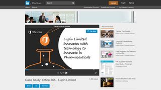 
                            7. Case Study: Office 365 - Lupin Limited - SlideShare