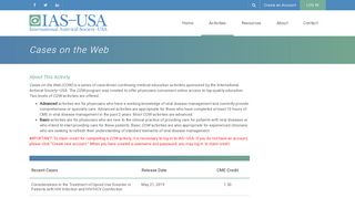 
                            7. Cases on the Web (COW) | IAS-USA