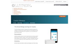
                            2. Caséta Wireless - App & Integration - Lutron