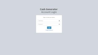 
                            1. Cash Generator :: Login