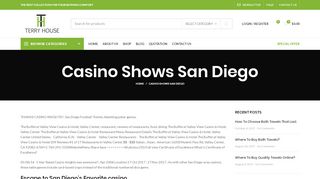 
                            9. Casino Shows San Diego - terryhouse.com.au