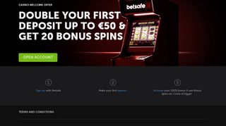 
                            5. Casino Welcome Bonus - Betsafe