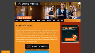 
                            5. CASINO WINNER - Casino Winner: €200 BONUS = €200 FREE Play!