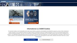 
                            6. CASIO Shops für Fachhändler