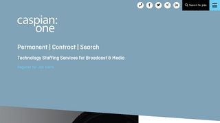 
                            3. Caspian One | Broadcast & Media Technology Staffing Services