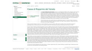 
                            5. Cassa di Risparmio del Veneto - Intesa Sanpaolo …