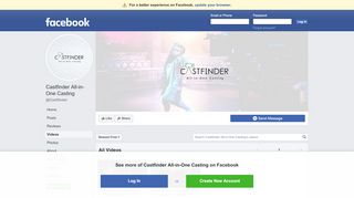 
                            5. Castfinder All-in-One Casting - Videos | Facebook