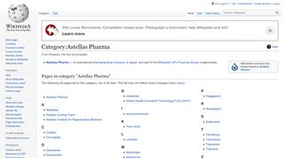 
                            6. Category:Astellas Pharma - Wikipedia