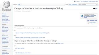 
                            9. Category:Churches in the London Borough of Ealing - Wikipedia