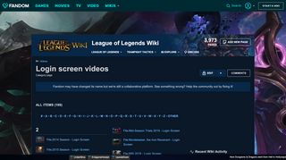 
                            9. Category:Login screen videos | League of Legends Wiki | FANDOM ...