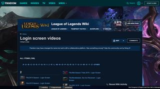 
                            2. Category:Login screen videos | League of Legends Wiki ...