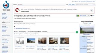 
                            9. Category:Universitätsbibliothek Rostock - Wikimedia Commons