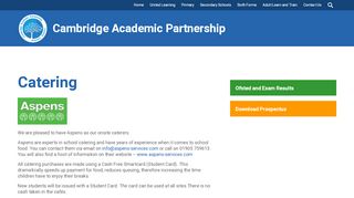 
                            7. Catering | Cambridge Academic Partnership