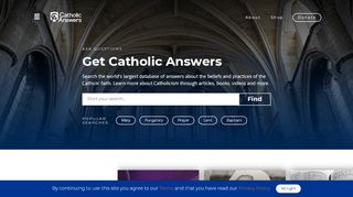 
                            8. Catholic Answers