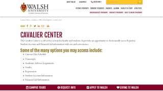
                            7. Cavalier Center - Walsh University