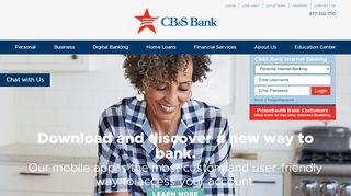 
                            8. CB&S Bank Internet Banking