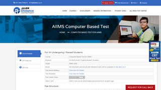 
                            2. CBT for AIIMS - ALLEN - Distance Learning - ALLEN Career ...