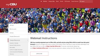 
                            8. CBU Webmail • Your CBU Email Account | Christian …