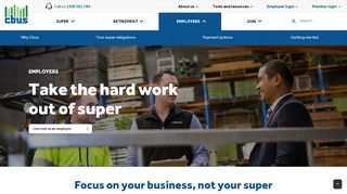 
                            1. Cbus superannuation for employers and businesses | Cbus Super