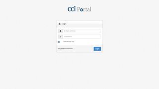 
                            8. CCI Portal - Login