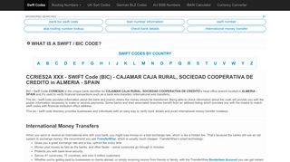 
                            5. CCRIES2A XXX - SWIFT Code (BIC) - CAJAMAR ... - …
