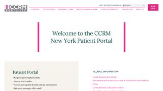 
                            6. CCRM New York City Patient Portal | CCRM Fertility Clinic