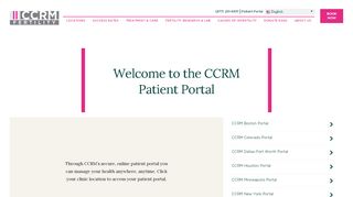 
                            5. CCRM U.S. Patient Portals | CCRM Fertility Clinics