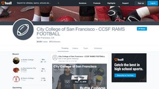 
                            4. CCSF RAMS FOOTBALL - City College of San Francisco - San ... - Hudl