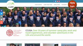 
                            1. CCUSA - Summer camp jobs, work and travel experiences, and ...