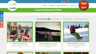 
                            3. CCUSA's international programs offer you a world of choice ...