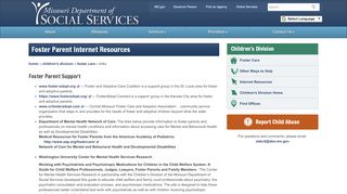 
                            4. CD - Foster Parent Internet Resources | Missouri Department of ...