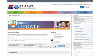 
                            6. CDE Update | CDE - Colorado Department of Education