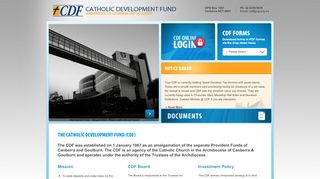 
                            8. CDF - Catholic Development Fund - CDF Online