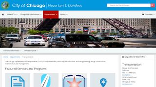 
                            2. CDOT - City of Chicago :: Transportation