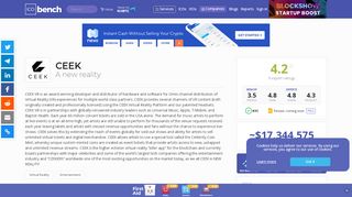 
                            1. CEEK (CEEK) - ICO rating and details | ICObench