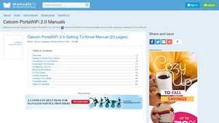 
                            2. Celcom PortaWiFi 2.0 Manuals