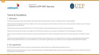 
                            4. Celcom-UTP WiFi Service