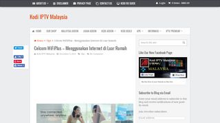 
                            6. Celcom WiFiPlus - Menggunakan Internet di Luar Rumah ...