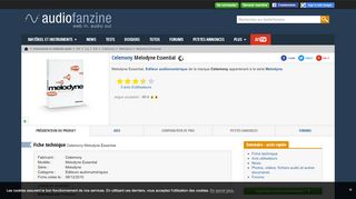 
                            6. Celemony Melodyne Essential - fr.audiofanzine.com