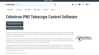 
                            9. Celestron PWI Telescope Control Software | Celestron ...