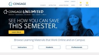 
                            5. Cengage: Digital Learning & Online Textbooks