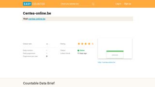 
                            6. Centea-online.be: centea-online.be - Easy Counter
