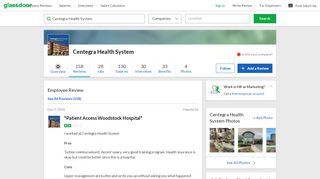 
                            8. Centegra Health System - Patient Access Woodstock Hospital ...