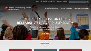 
                            8. Center for Education Policy Research at Harvard University