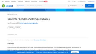 
                            8. Center for Gender & Refugee Studies- Refugee & Human Rights ...