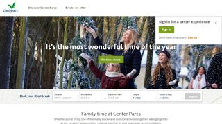 
                            2. Center Parcs: UK Breaks