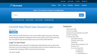 
                            11. CentOS Web Panel User Account Login - Hostwinds Guides