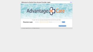 
                            8. Central Care Access Login - Central Health Mso