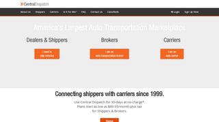 
                            9. Central Dispatch | The Auto Industry's Vehicle Transport Marketplace